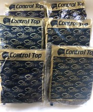 Silkies Control Top Pantyhose 6 Pairs Misty Grey Size Medium