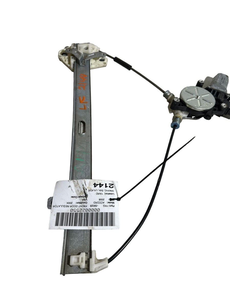 トーイ 03 04 05 06 07 HONDA ACCORD Front Door Window Motor Regulator Left