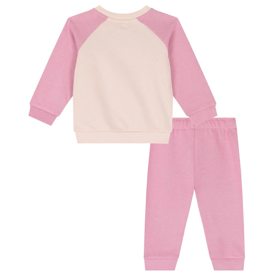 PUMA TUTA COMPLETA GIROCOLLO BAMBINA 846143 49 ROSA BEIGE DA 4/6 M A 3/4 A - Immagine 2 di 4