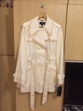 Jones New York White Ladies Raincoat X Large