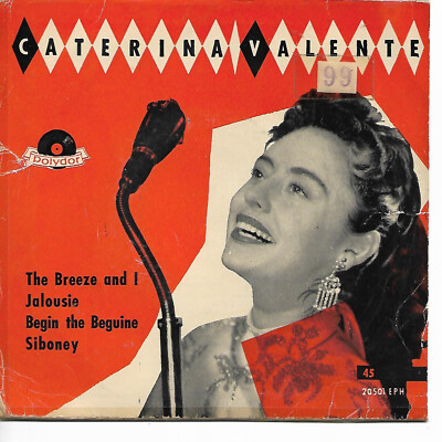 CATERINA VALENTE EDMUND ROSレア盤 Caterina Valente with CATERINA VALENTE EDMUND ROSレア盤 Caterina Valente with