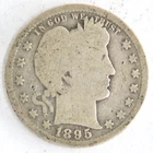 Photo of a 1895-S Barber Quarter from an eBay sale