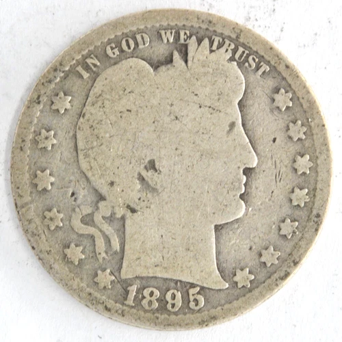 Photo of a 1895-S Barber Quarter from an eBay listing that sold on Jul 21, 2026
