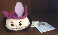 DISNEY TSUM TSUM CAPTAIN HOOK FROM PETER PAN VILLAIN 3.5  PLUSH