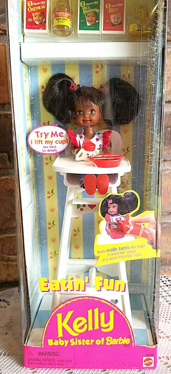 バービーさん( *´艸｀)kelly African American EATIN' FUN KELLY (Baby Sister of Barbie) | eBay