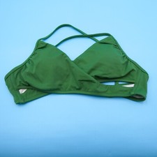Victorias Secret Medium Green Padded Cutout Wrap Style Bikini Top Swimwear Beach