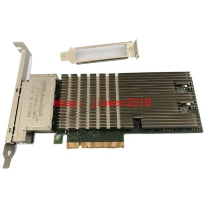 Dell Intel X710-T4 Quad Port 10GbE RJ45 Base-T Network Adapter 