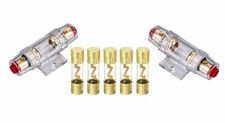 2 IMC Audio 4/8 Gauge AGU Fuse Holder with 5 20 Amp Fuse for Car Audio