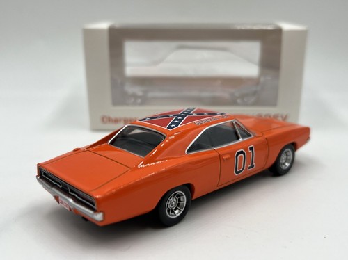 Dodge Charger Général Lee Shériff fais-moi peur 1/43 Norev Neuf boite d'origine - Photo 3/3