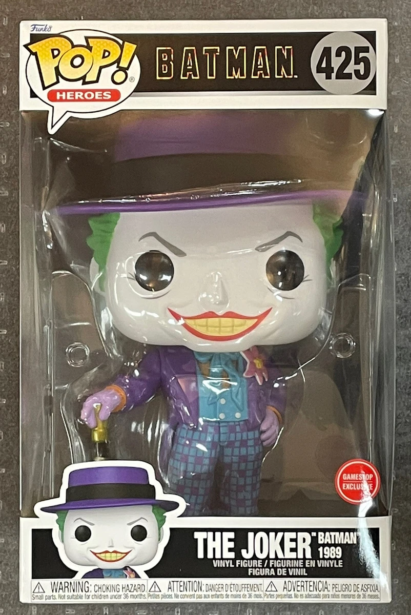 Funko Pop! 10” Jumbo Heroes: Batman The Joker (1989) GameStop Exclusive