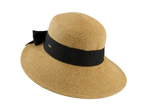 Brim Straw Sun Hat, Packable 