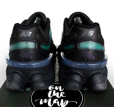 New Balance 9060 x Mowalola Black Teal Burglarwear UK 5 6 7 8 US