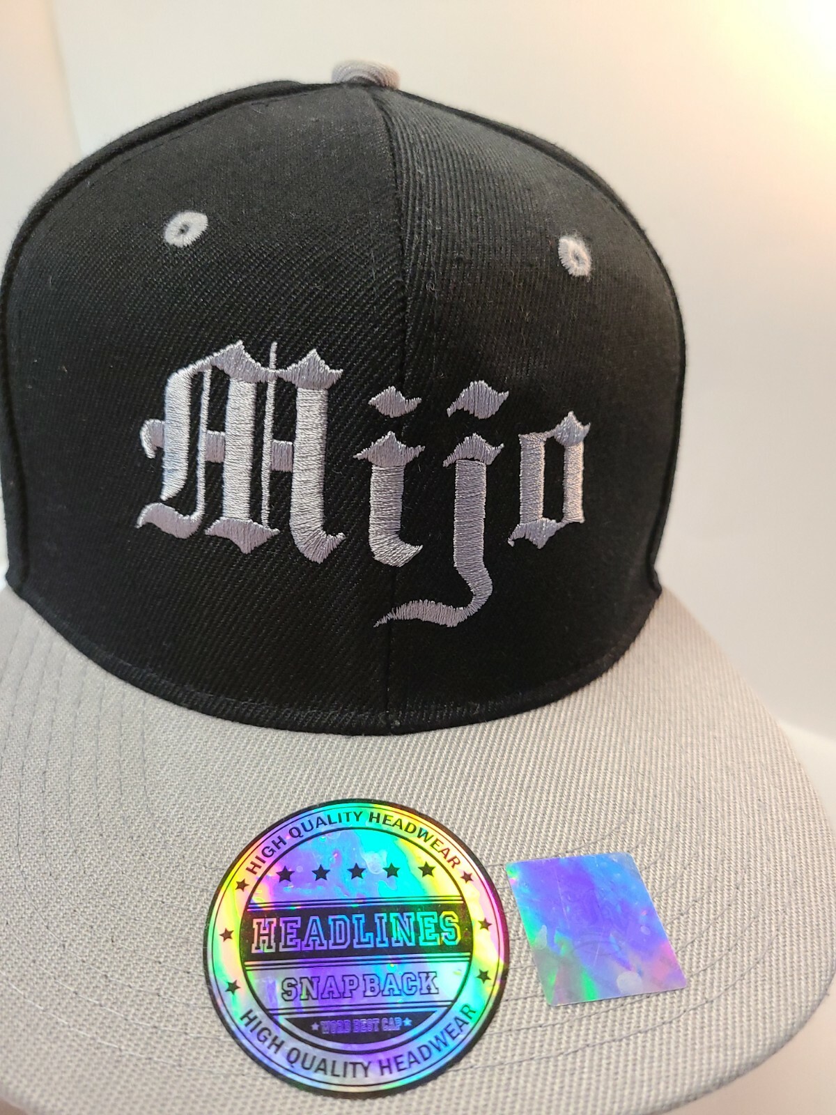 Headlines Snapback Black Gray Adjustable Cap - image 6