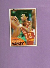 1981 Topps Basketball Set JOHN DREW Card # 1