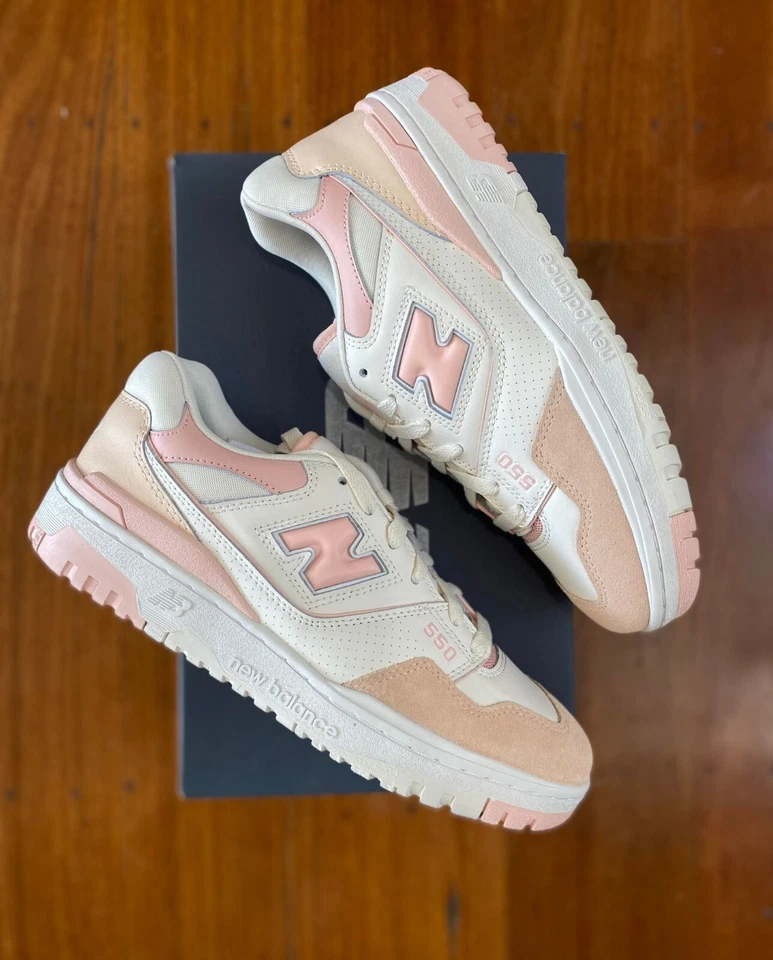 New Balance 550 "White Pink" Womens Sneaker (BBW550WP) US 10W ✅ - Image 3 of 4