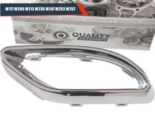 RECHTS Hinten Stoßstange Blende Zierleiste Chrom Für MERCEDES W213 W238 W247 AMG
