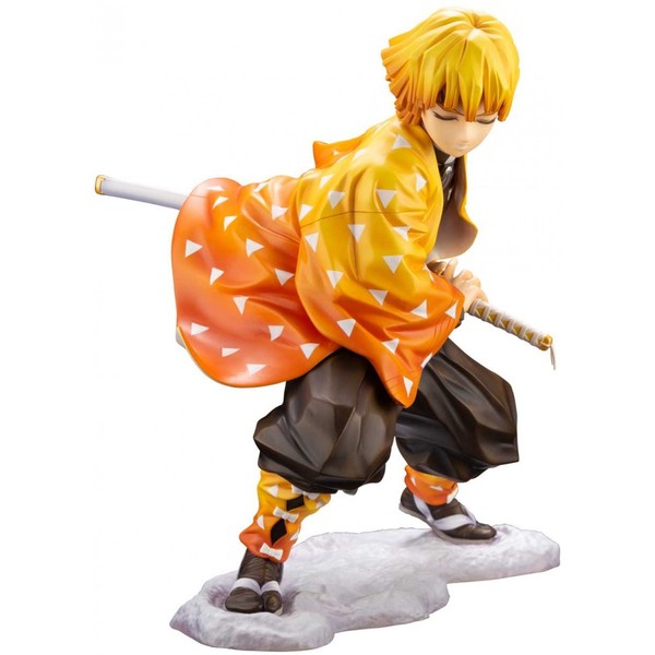 Demon Slayer Kimetsu No Yaiba Zenitsu Agatsuma Artfx J 1/8 Pvc Figure Kotobukiya-image