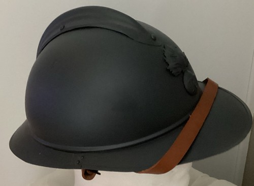 WWI French Adrian M1915 Helmet, Army Field Grade Officer, Reproduction - Bild 5 von 9