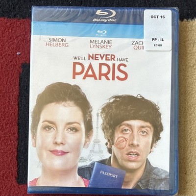 Vei We'll Never Have Paris Blu-ray Simon Helberg Melanie Lynskey Widescreen
