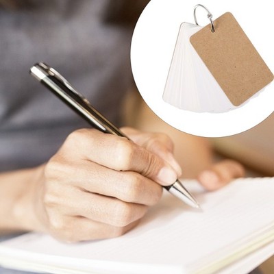 7 Kopien tragbare Nachrichtenkarten Schreibwarenkarten Memo Word Message Karten
