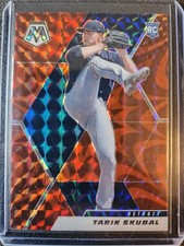 2021 Panini Mosaic - Rookie Tarik Skubal #246 Reactive Red Mosaic Prizm (RC)