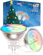 Lustaled RGB MR11 LED Bulb 12V, 2W GU4 Bi-Pin Base Colour Changing Light... 