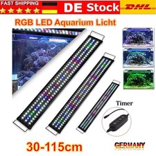 NOWE 30-115cm LED Akwarium z timerem Lampa Ryby słodkowodne Pełne spektrum RGB DHL