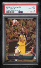 2002 Fleer Ultra WNBA Gold Medallion Lisa Leslie #94 PSA 8 HOF 0jk3