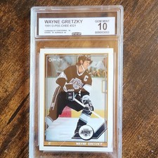 O-Pee-Chee 1991 Wayne Gretzky #321 Los Angeles Kings CGC Graded Card