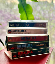 Metallica Cassette Albums 5 piece Lot Vintage 1990s Collection 