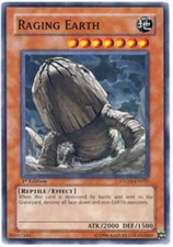 Raging Earth - STON-EN027 - Common - Unlimited Edition - Heavily Played