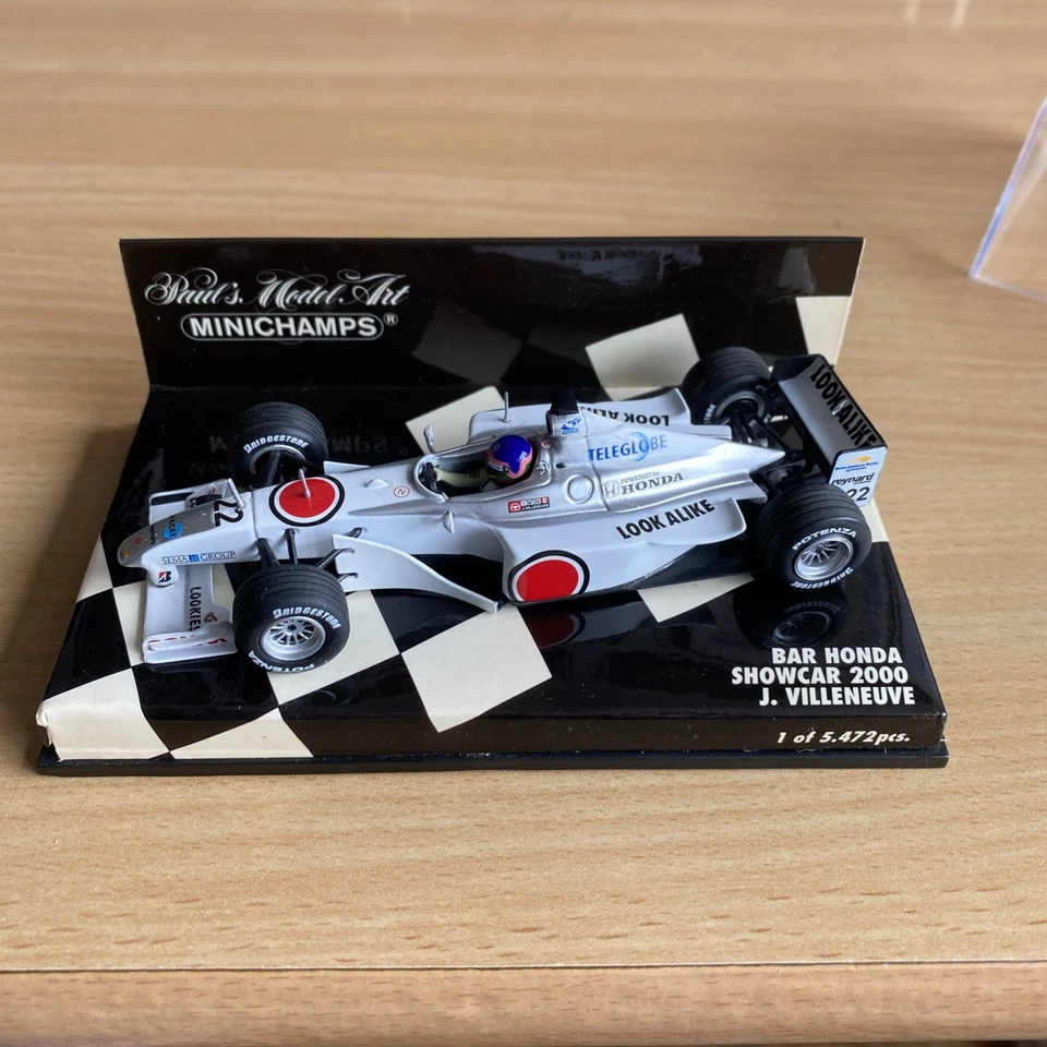 Minichamps 1/43 BAR Honda 01 J. Villeneuve - Showcar 2000 Foto 2 de 4