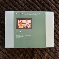 AURA Carver 10" LCD Wi-Fi Digital Photo Frame Gravel Crystal Clear Display