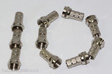 10 x 4mm F Connector Plug For Sky Plus HD Freesat Twin CB63R WF65 Shotgun Cable