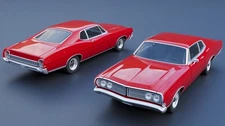 ABS-LIKE RESIN 3D PRINTED 1/25 1968 FORD GALAXIE 500 2-DOOR FASTBACK KIT