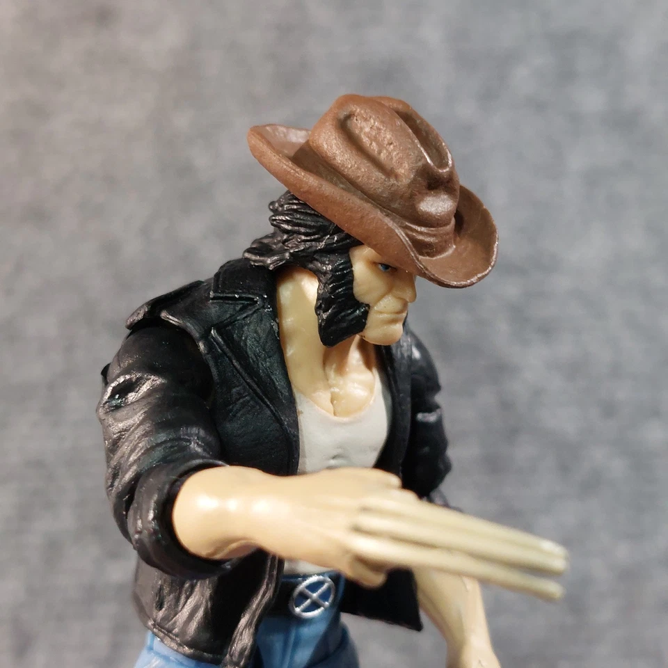 Marvel Universe Cowboy Wolverine Back Yard Brawl Figure 3.75" Hasbro X-Men 2009 - Image 3 of 4