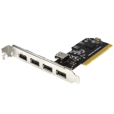Internal USB 2.0 PCI Card, 5 Port (4 External & 1 Internal) PCI Expansion to ...