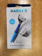 Harry's Men's Razor Kit - Ocean - 1 Handle + 2x 5-Blade Cartridge  E15F