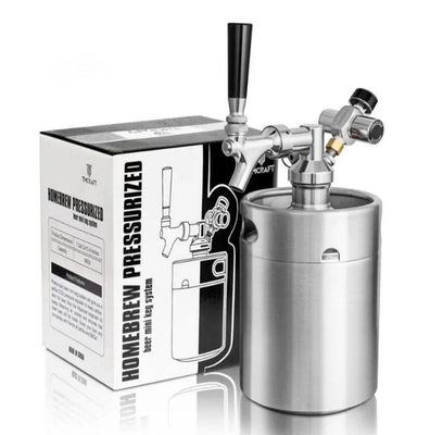 #ad TMCraft Homebrew Pressurized Beer Mini Keg System 64 Oz Upgraded Tap $64.99