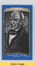 2017 Goodwin Champions Black & White Mini Royal Blue John Quincy Adams READ 0e3