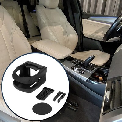 Cup Holder 2.60'' Car Center Console Armrest Add-On Cup Holder ABS Black 1 Pc
