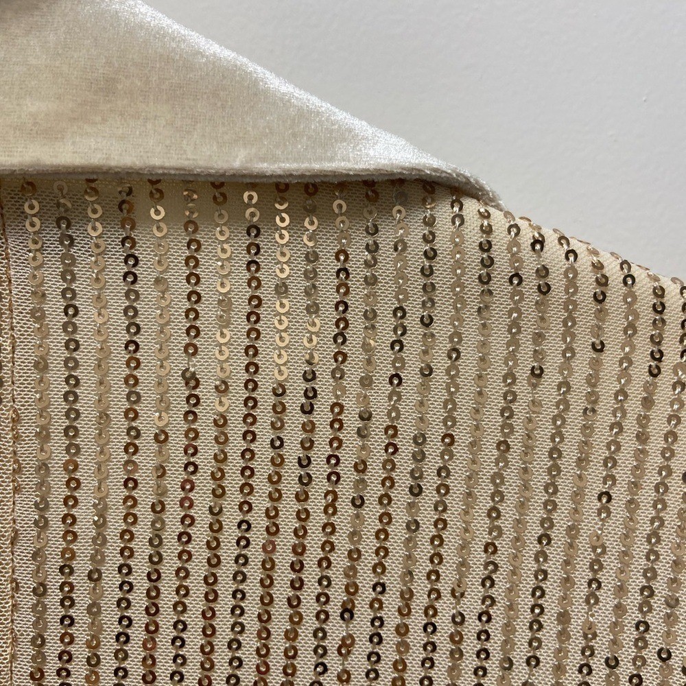 Grace Karin Gold Sequin Jacket size medium - image 6