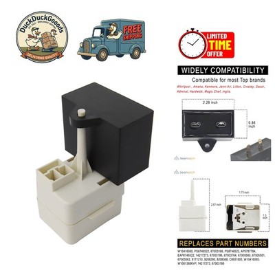 Refrigerator Compressor Start Relay & Capacitor for Whirlpool/Kenmore