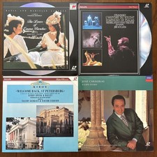 Classical Opera Laserdisc Lot Carreras Stravinsky Debussy SHIPS FREE