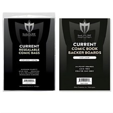 Max Protection Current Age Comic Book Bags And Boards - 2 Mil Comic Bags