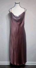 NWT Show Me Your Mumu Verona Cowl Dress Dusty Plum Luxe Satin Size XXL