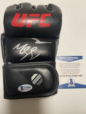 Khamzat Chimaev Signed UFC Glove BECKETT BAS COA BORZ Auto IP Autographed jj
