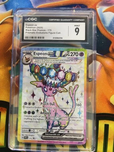 2025 POKEMON TCG UMBREON EX SVP176 SCARLET & VIOLET PROMO HOLO CGC 9