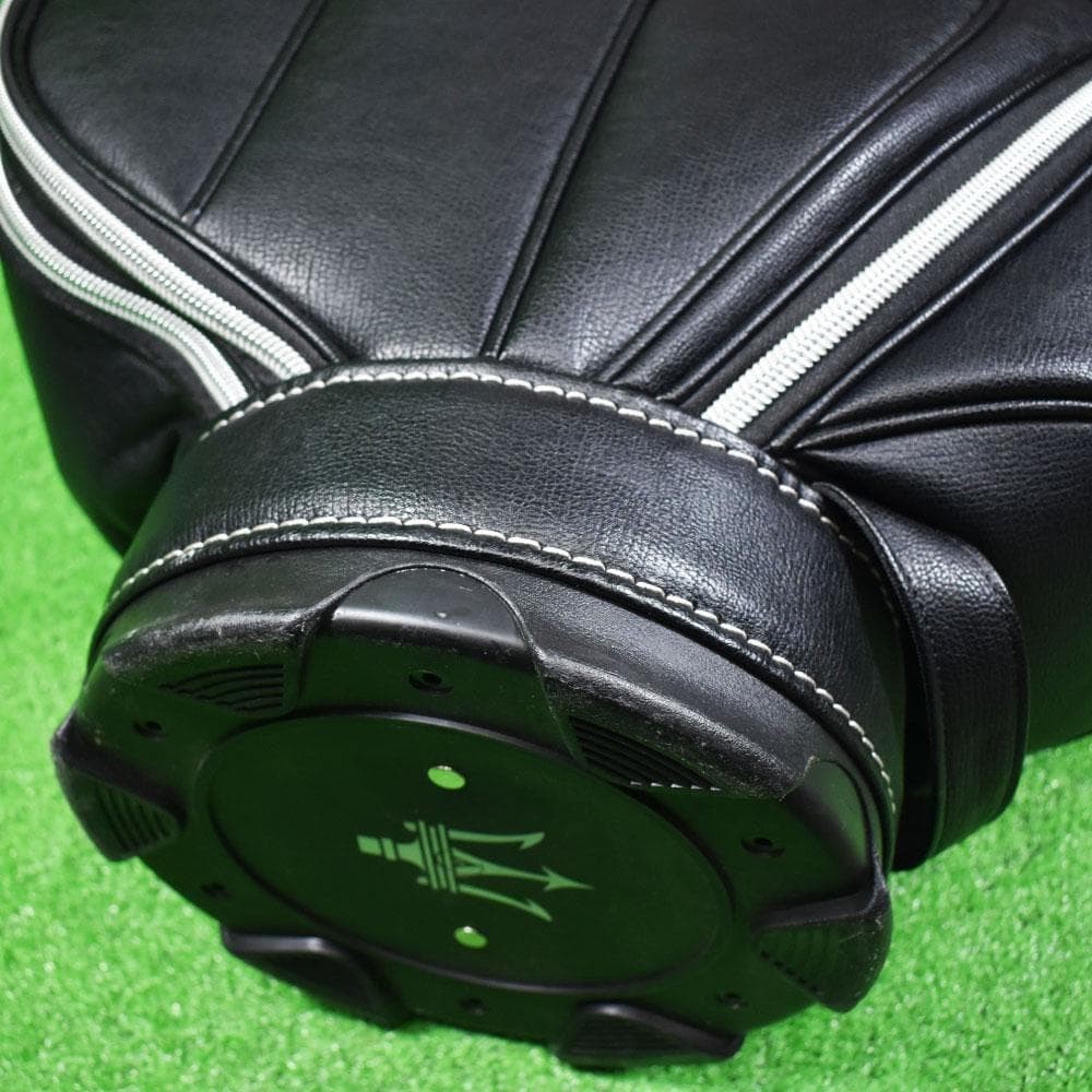 MASERATI Matte Black cart bag golf carry caddy bag rare japan used