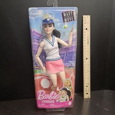 BARBIE You Can Be Anything MADE TO MOVE Tennis Player Doll ARTICULATED HKT73 NEW